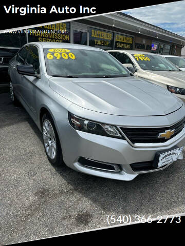 2015 Chevrolet Impala for sale at Virginia Auto Inc in Roanoke VA