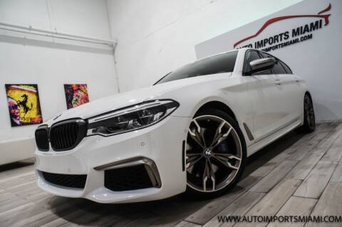 2019 BMW 5 Series for sale at AUTO IMPORTS MIAMI in Fort Lauderdale FL