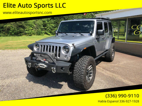 2014 Jeep Wrangler Unlimited for sale at Elite Auto Sports LLC in Wilkesboro NC