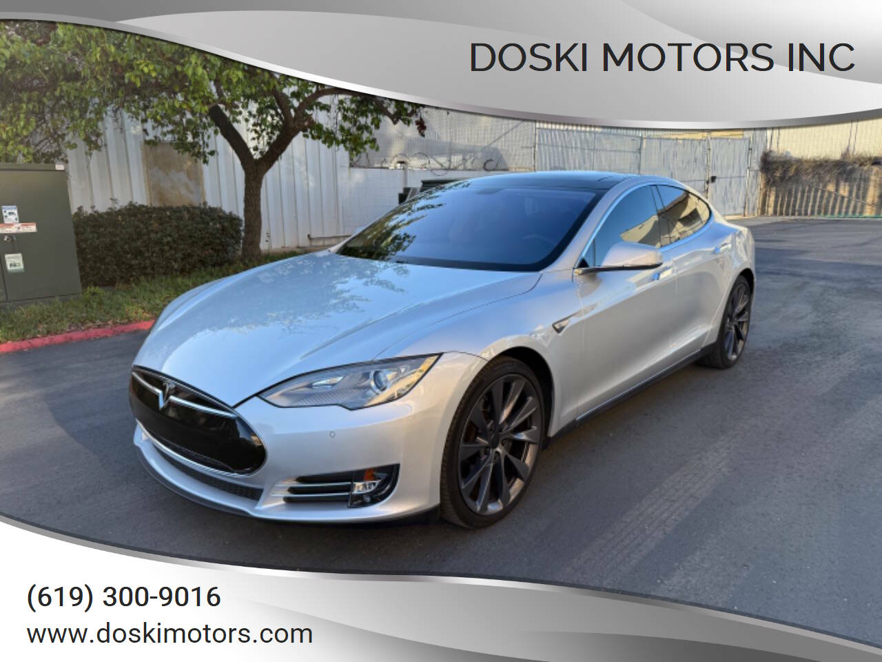 Silver 2013 Tesla Model S Performance Performance 4dr Liftback 1