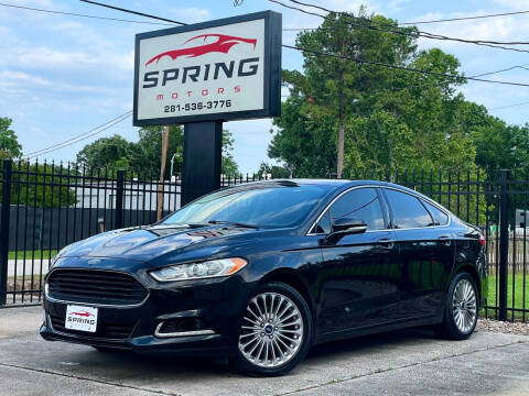 2015 Ford Fusion for sale at Spring Motors in Spring TX