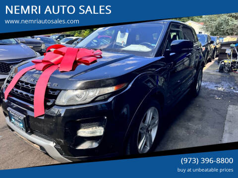 2012 Land Rover Range Rover Evoque for sale at NEMRI AUTO SALES in Dover NJ