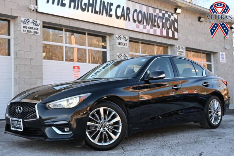 2021 Infiniti Q50 for sale at The Highline Car Connection in Waterbury CT