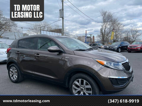 2015 Kia Sportage for sale at TD MOTOR LEASING LLC in Staten Island NY