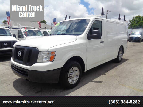 2019 Nissan NV for sale at Miami Truck Center in Hialeah FL