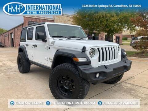 2018 Jeep Wrangler Unlimited for sale at International Motor Productions in Carrollton TX
