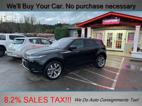 2020 Land Rover Range Rover Evoque for sale at Platinum Autos in Woodinville WA