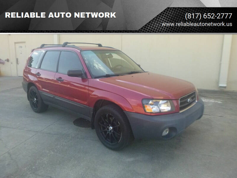 2004 Subaru Forester for sale at RELIABLE AUTO NETWORK in Arlington TX