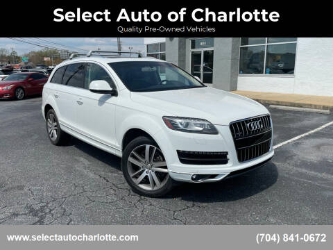 2015 Audi Q7 for sale at Select Auto of Charlotte in Matthews NC