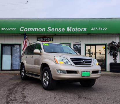 2008 Lexus GX 470 for sale at Common Sense Motors in Spokane WA