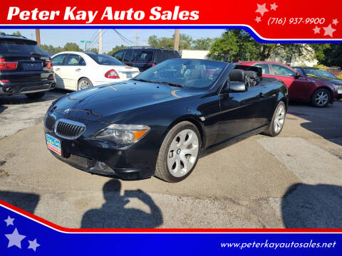 2007 BMW 6 Series for sale at Peter Kay Auto Sales in Alden NY