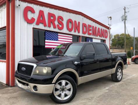 2007 Ford F-150 for sale at Cars On Demand 2 in Pasadena TX