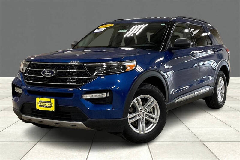 Used 2022 Ford Explorer XLT with VIN 1FMSK8DH2NGB08356 for sale in Montevideo, Minnesota