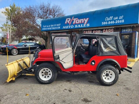 1965 Jeep CJ-5 for sale at R Tony Auto Sales in Clinton Township MI
