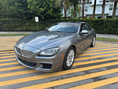 2013 BMW 6 Series for sale at Instamotors in Hollywood FL