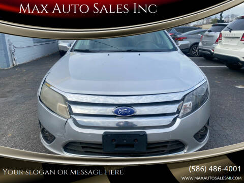 2011 Ford Fusion for sale at Max Auto Sales Inc in Warren MI