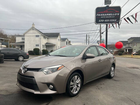2015 Toyota Corolla for sale at Passariello's Auto Sales LLC in Old Forge PA