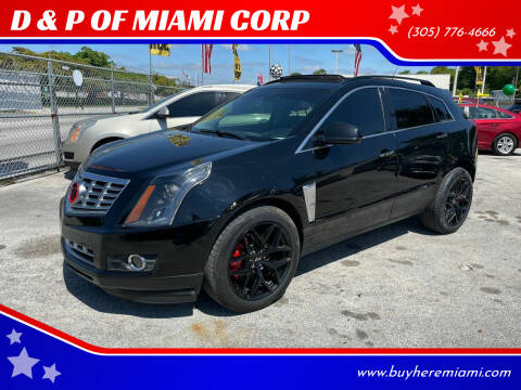 2013 Cadillac SRX for sale at D & P OF MIAMI CORP in Miami FL