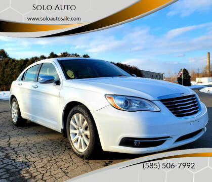 2014 Chrysler 200 for sale at Solo Auto in Rochester NY