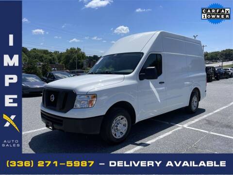 2019 Nissan NV Cargo for sale at Impex Auto Sales in Greensboro NC