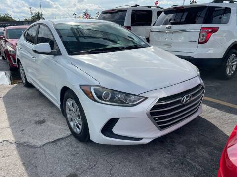 2017 Hyundai Elantra for sale at America Auto Wholesale Inc in Miami FL