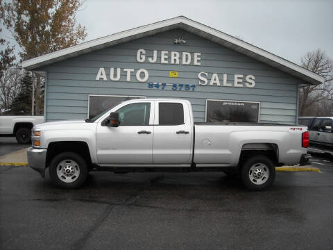 2019 Chevrolet Silverado 2500HD for sale at GJERDE AUTO SALES in Detroit Lakes MN