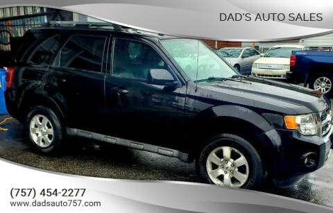 2012 Ford Escape for sale at Dad's Auto Sales in Newport News VA