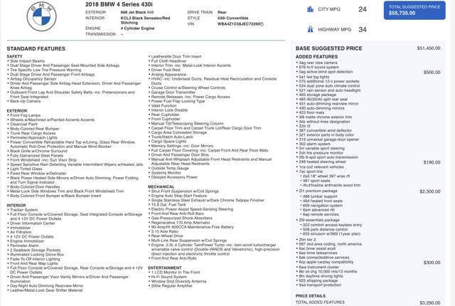 2018 BMW 4 Series 430i