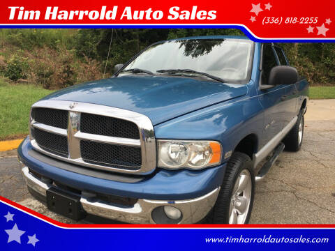 2004 Dodge Ram Pickup 1500 for sale at Tim Harrold Auto Sales in Wilkesboro NC