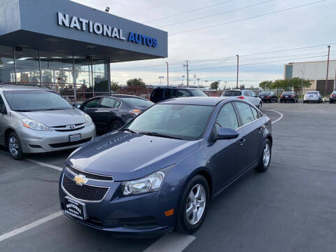 2013 Chevrolet Cruze for sale at National Autos Sales in Sacramento CA