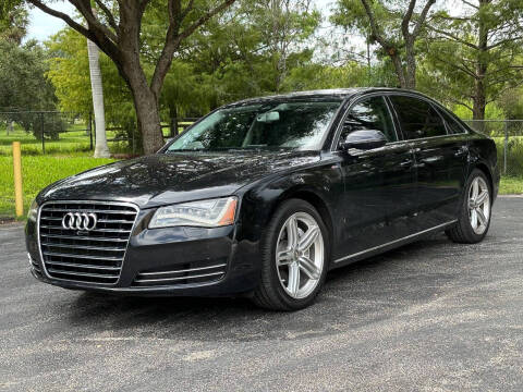 2013 Audi A8 L for sale at Easy Deal Auto Brokers in Miramar FL