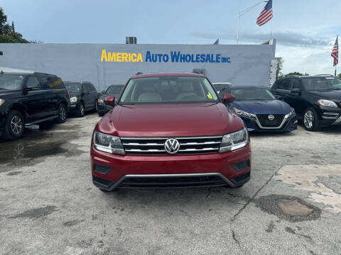 2019 Volkswagen Tiguan for sale at America Auto Wholesale Inc in Miami FL