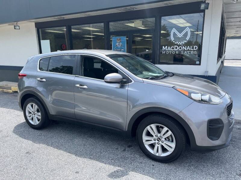 2018 Kia Sportage for sale at MacDonald Motor Sales in High Point NC