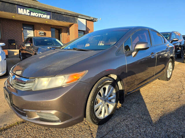 2012 Honda Civic for sale at Mac Motors in Arlington, TX