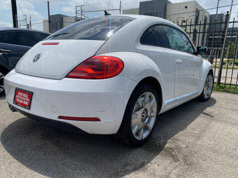 2013 Volkswagen Beetle for sale at FAIR DEAL AUTO SALES INC in Houston TX