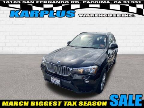 2015 BMW X3 for sale at Karplus Warehouse in Pacoima CA
