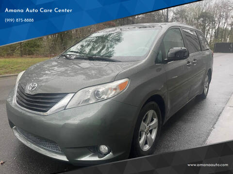 2012 Toyota Sienna for sale at Amana Auto Care Center in Raleigh NC