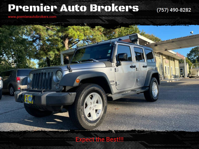 2015 Jeep Wrangler Unlimited for sale at Premier Auto Brokers in Virginia Beach VA