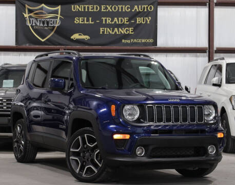 2020 Jeep Renegade for sale at United Exotic Auto in Houston TX