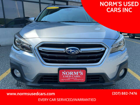 2018 Subaru Outback for sale at NORM'S USED CARS INC in Wiscasset ME