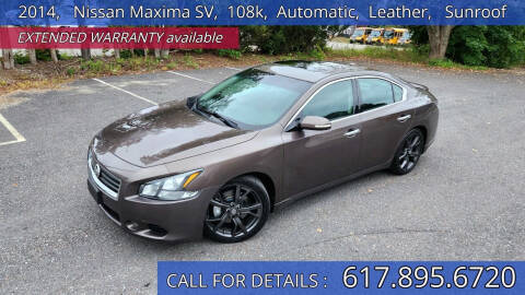 2014 Nissan Maxima for sale at Carlot Express in Stow MA