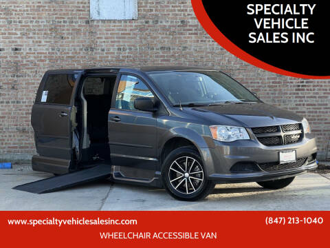 2017 Dodge Grand Caravan for sale at SPECIALTY VEHICLE SALES INC in Skokie IL