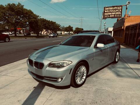 2011 BMW 5 Series for sale at 3 Brothers Auto Sales Inc in Detroit MI