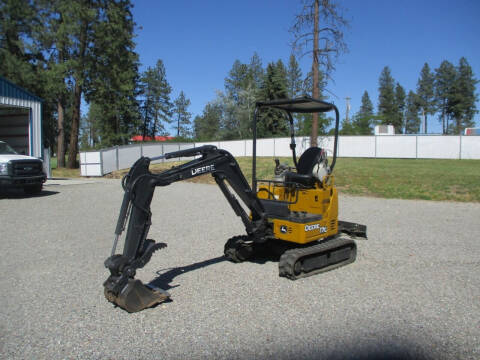 2016 John Deere 17G Mini Excavator with Back Blade for sale at BJ'S COMMERCIAL TRUCKS in Spokane Valley WA