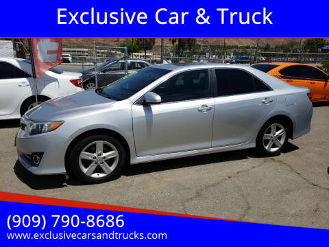 2013 Toyota Camry for sale at Exclusive Car & Truck in Yucaipa CA