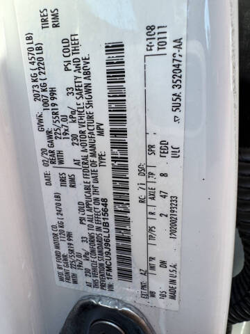 2020 Ford Escape Titanium