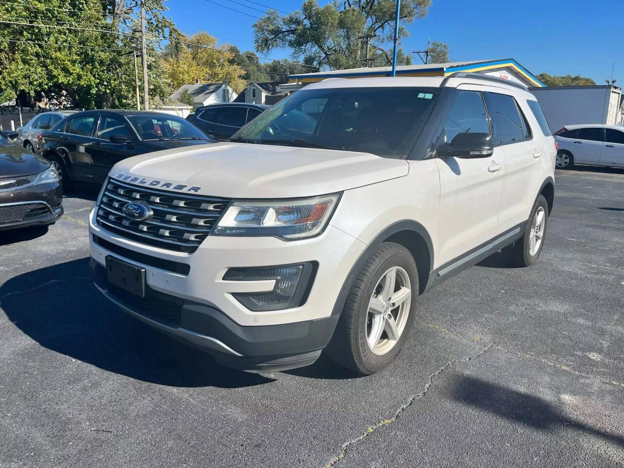 Black 2016 Ford Explorer XLT AWD XLT 4dr SUV 2