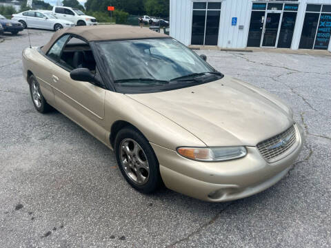 1998 Chrysler Sebring for sale at UpCountry Motors in Taylors SC