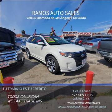 2014 Ford Edge for sale at Ramos Auto Sales in Los Angeles CA