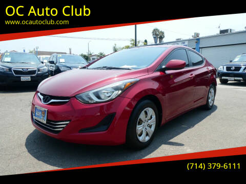 2016 Hyundai Elantra for sale at OC Auto Club in Midway City CA